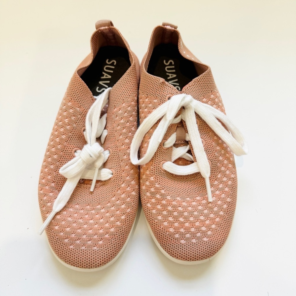 Suavs Zilker Salmon Pink Athletic Sneakers New — image 4 of 8